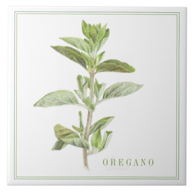 Carreau Pile céramique OREGANO 6x6 (+texte) (Devant)