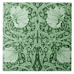 Carreau Pimpernel Green, William Morris