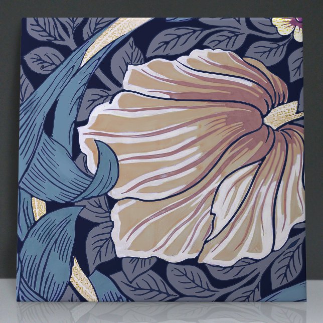 Carreau Pimpernel sans soudure 11 sur 12 Dusty Bleu Chaud  (Créateur téléchargé)