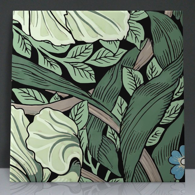 Carreau Pimpernel sans soudure 8 de 12 Sage Vert Bleu (Créateur téléchargé)