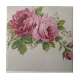 Carreau Pink Rose elegance Ceramic Tile