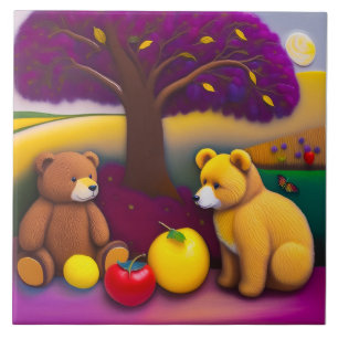 Carreau Pique-nique de Teddy Bear - Carrelage en céramique