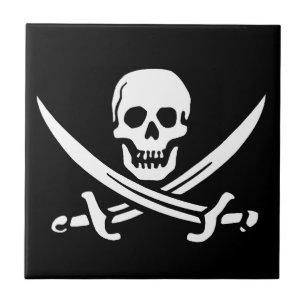 Carreau Pirate Jolly roger