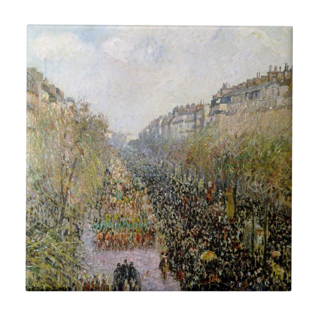 Carreau Pissarro - Boulevard Montmartre, Mardi Gras (Devant)