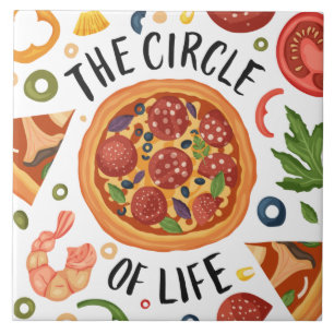 Carreau Pizza cool amateurs graphismes et art du monde