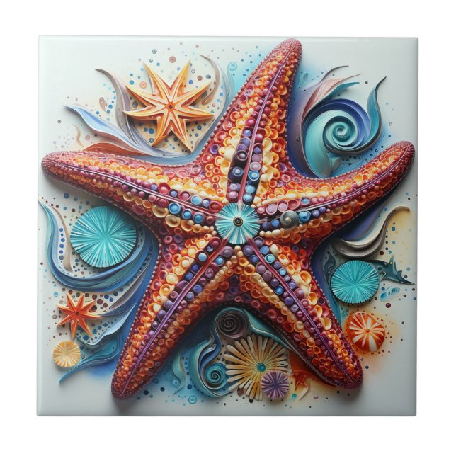 Carreau Plage côtière marine de Starfish (Devant)