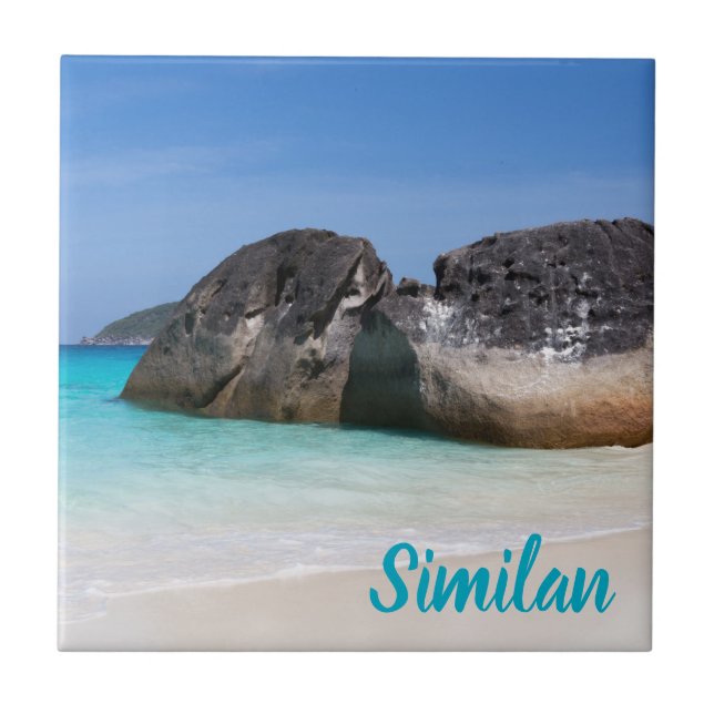 Carreau Plage Similaire Andaman Sea Phuket Thaïlande cadea (Devant)