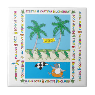 Carreau Plages de tortues