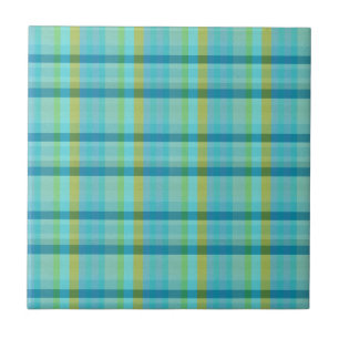 Carreau Plaid bleu par Shirley Taylor