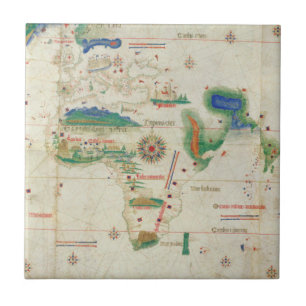 Carreau Planisphere   1502 de Cantino