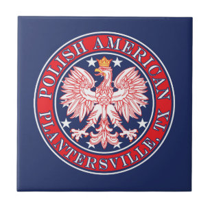 Carreau Plantersville Texas Aigle polonaise américaine