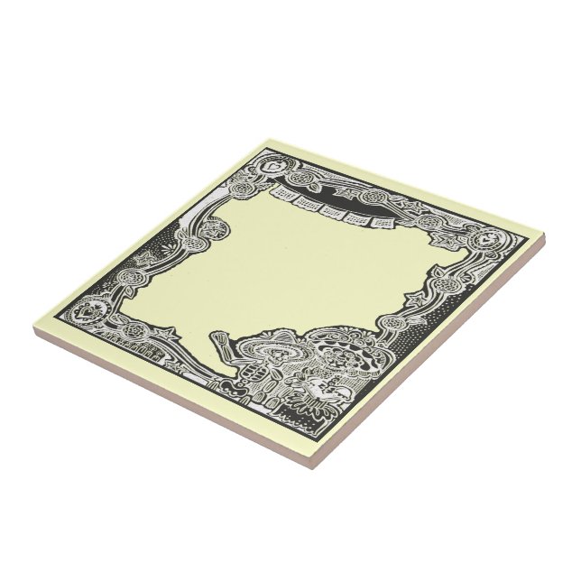 Carreau Plaque de Dia De Los Muertos Altar - (Côté)
