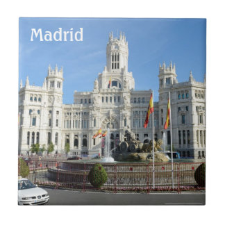 Carreau Plaza de Cibeles, tuile de Madrid
