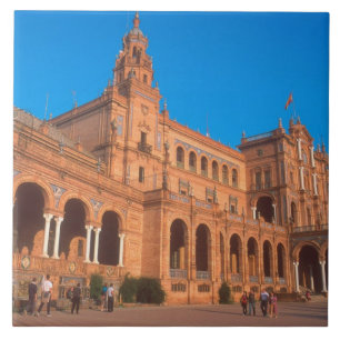 Carreau Plaza de Espana à Séville, Espagne.