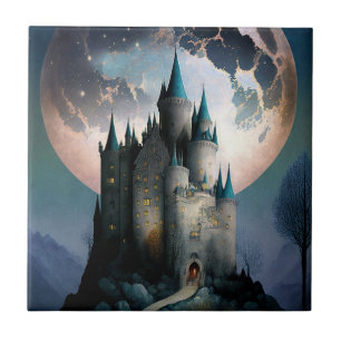 Carreau Pleine lune du château d'Imaginaire magique