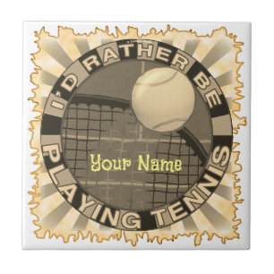 Carreau Plutôt Jouer Tennis