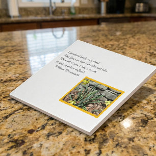 Carreau Poésie de jonquille de Wordsworth