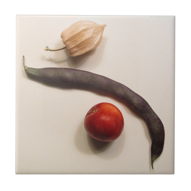 Carreau poha, haricot et prune (Devant)