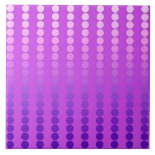 Carreau Points satinés - violet et orchidée