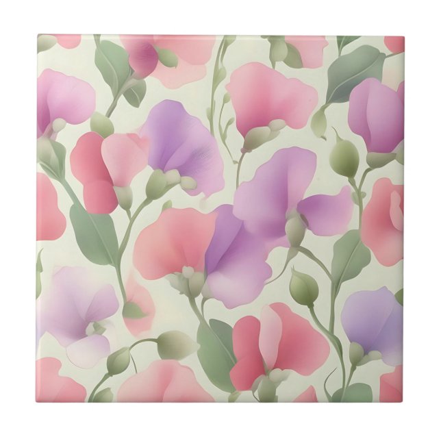 Carreau Pois doux Charming Retro Pastel (Devant)