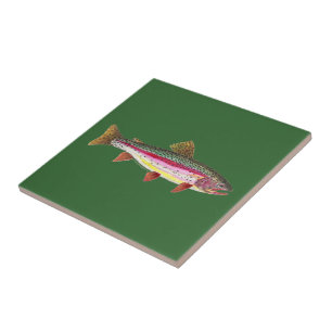 Carreau Poisson de truite arc-en-ciel
