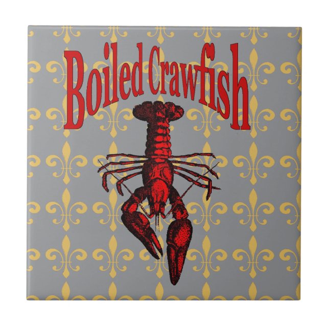 Carreau Poisson Fleur De Lis (Devant)