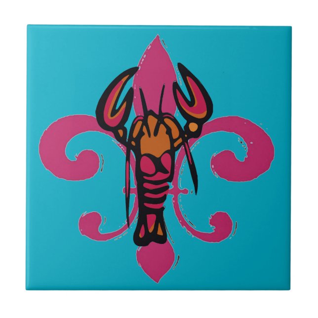 Carreau Poisson Fleur De Lis (Devant)