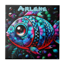 Poisson Nautique Personnalisé aux Grands Yeux Fant
