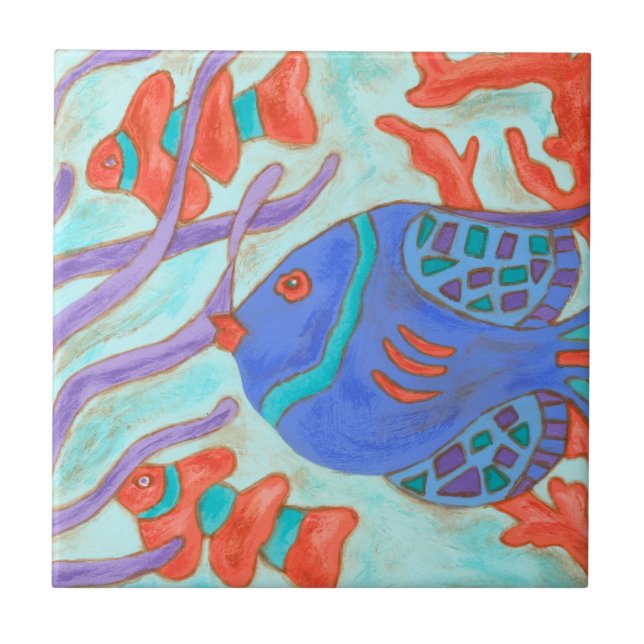 Carreau Poisson Pop (Devant)