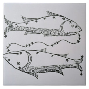 Carreau Poissons (les poissons) une illustration du 'poèt
