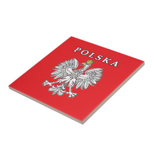 Carreau Polska avec carrelage en céramique d'aigle polonai