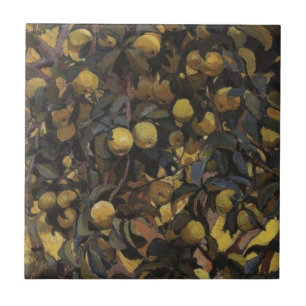 Carreau Pommes sur les branches des arbres (par Serebriako