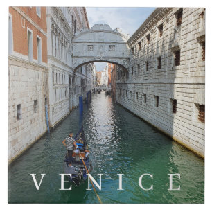 Carreau Pont des Soupirs de la céramique de Venise
