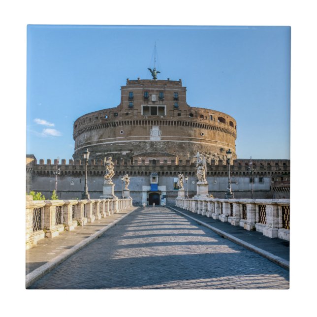 Carreau Ponte et Château Sant'Angelo - Rome, Italie (Devant)