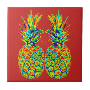 Carreau Pop Art ananas