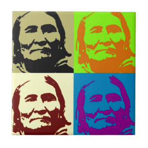Carreau Pop Art Freedom Fighter Geronimo
