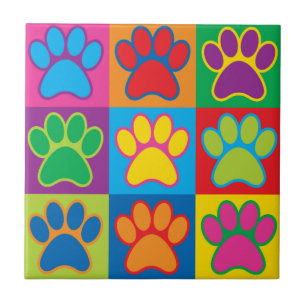 Carreau Pop Art Paws