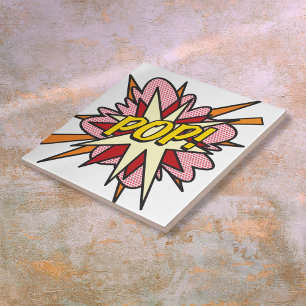 Carreau POP Fun Retro Comic Book Pop Art