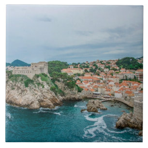 Carreau Port et centre-ville de Dubrovnik