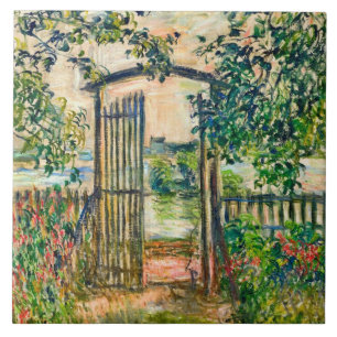 Carreau Porte de jardin à Vetheuil Claude Monet Art
