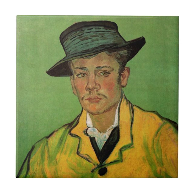 Carreau Portrait d'Armand Roulin par Vincent van Gogh (Devant)