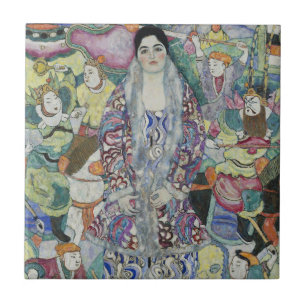Carreau Portrait de Friederike Maria Beer par Gustav Klimt