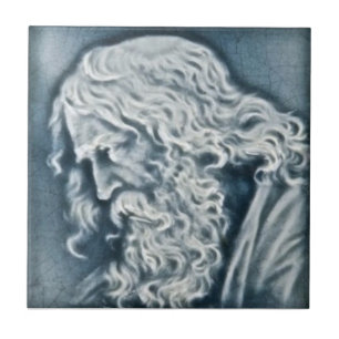 Carreau Portrait de la reproduction de vignettes antiques 
