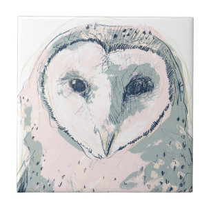 Carreau Portrait génial de hibou