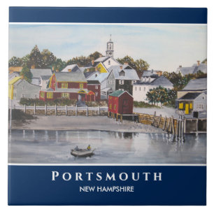 Carreau Portsmouth Harbour New Hampshire USA Peinture