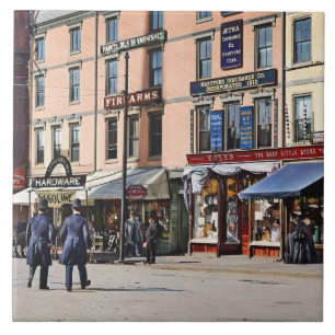 Carreau Portsmouth, NH - rue Congress, côté nord c1907