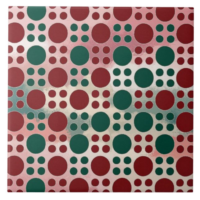 Carreau Pot Polka multicolore (Devant)