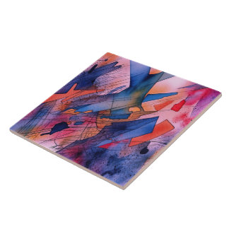 Carreau "Potentiel libéré" Art Abstrait contemporain