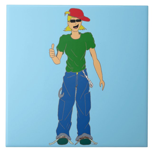 Carreau pouce haut (Devant)