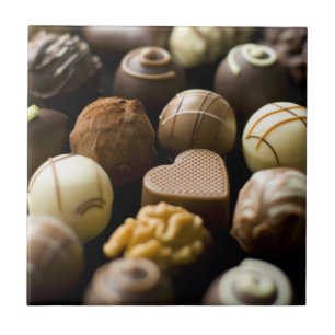 Carreau Pralines délicieuses de chocolat